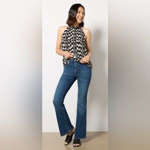 Good American Good Petite Flare Jeans Size 6